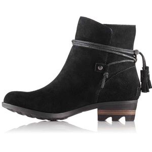 black suede boots